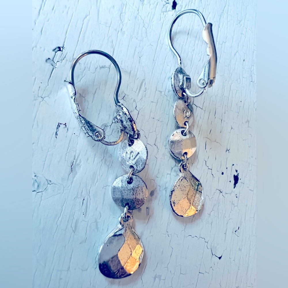 Silver Teardrop Earrings